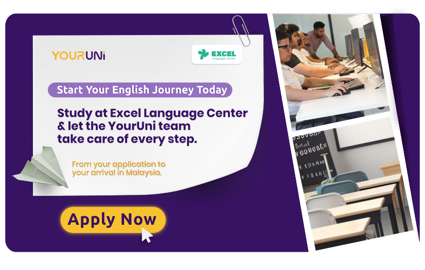 Study at Excel Language Center & let the YourUni team take care of every step